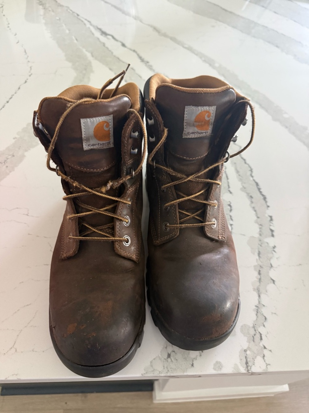 Carhartt Brown Men's Lace-Up Work Boots